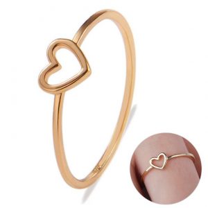 Small Midi Heart Ring for Friendship/Best Friend Gift – More sizes