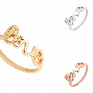 Simple Love Ring – Love Band Ring – Size US 6.5