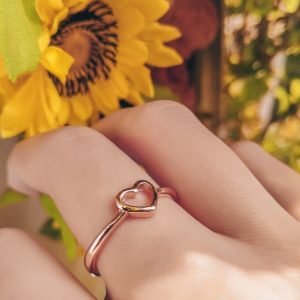 Small Heart Best Friend Ring – Size US 5 6 7 8 9 10 11