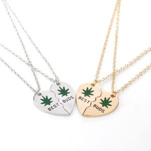 Best Buds Heart Necklace for Friendship Gift