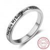 you are my sunshine engraved band ring