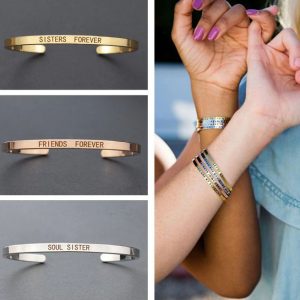 Simple Best Friend Bracelet – Sister Bracelet for Gift