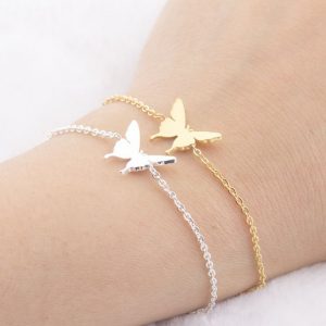 butterfly bracelet for best friend, girl, woman