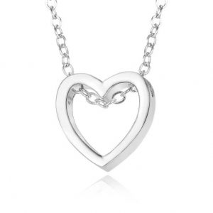Hollow Heart Necklace – Friendship/Best Friend Necklace for Gift