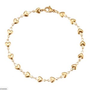 Mini Heart Chain Bracelet for Best Friend Gift – Heart Stainless Steel Chain for Friendship Gift