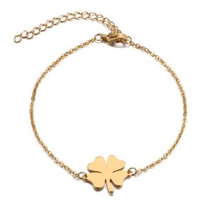 Four Leaf Clover Bracelet for Friendship Gift – Best Friend Gift